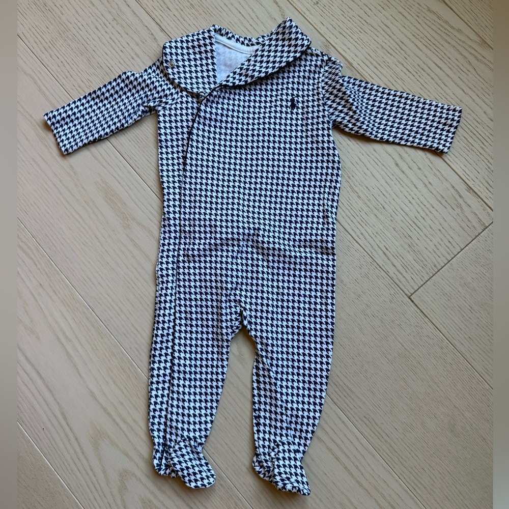 Ralph Lauren Classic Houndstooth Kids One Piece
